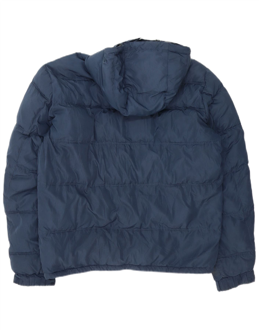 Jaqueta masculina Lee acolchoada com capuz UK 44 XL poliéster azul marinho