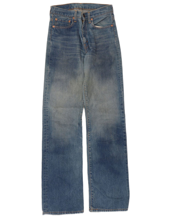 Jeans masculino de cintura alta Levi's W28 L34 azul algodão
