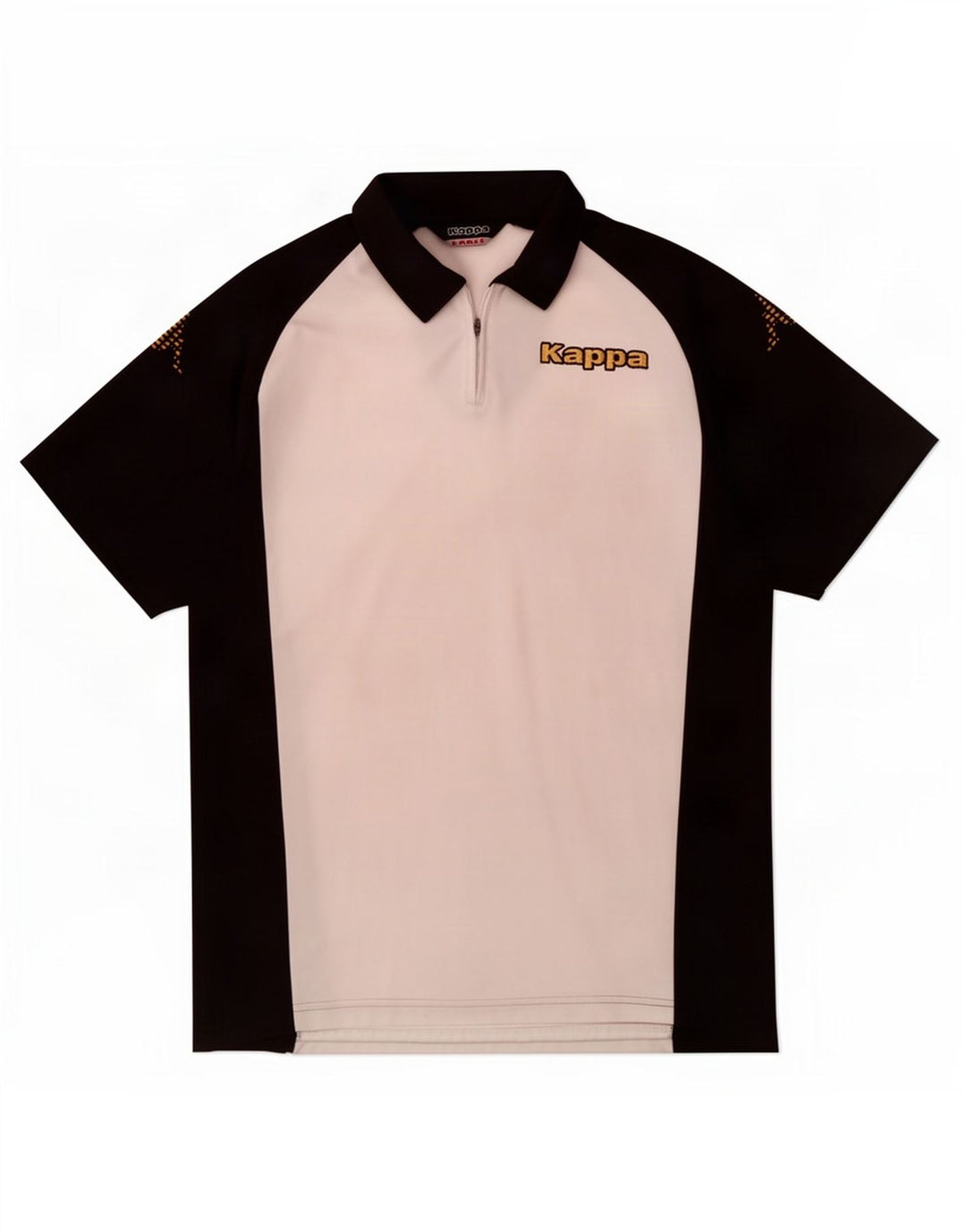 Camisa polo masculina Kappa grande poliéster colorblock branco