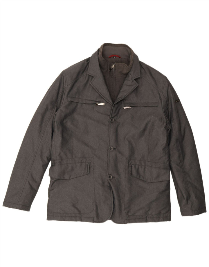 Jaqueta corta-vento masculina Ivy Oxford IT 54 2XL poliéster cinza