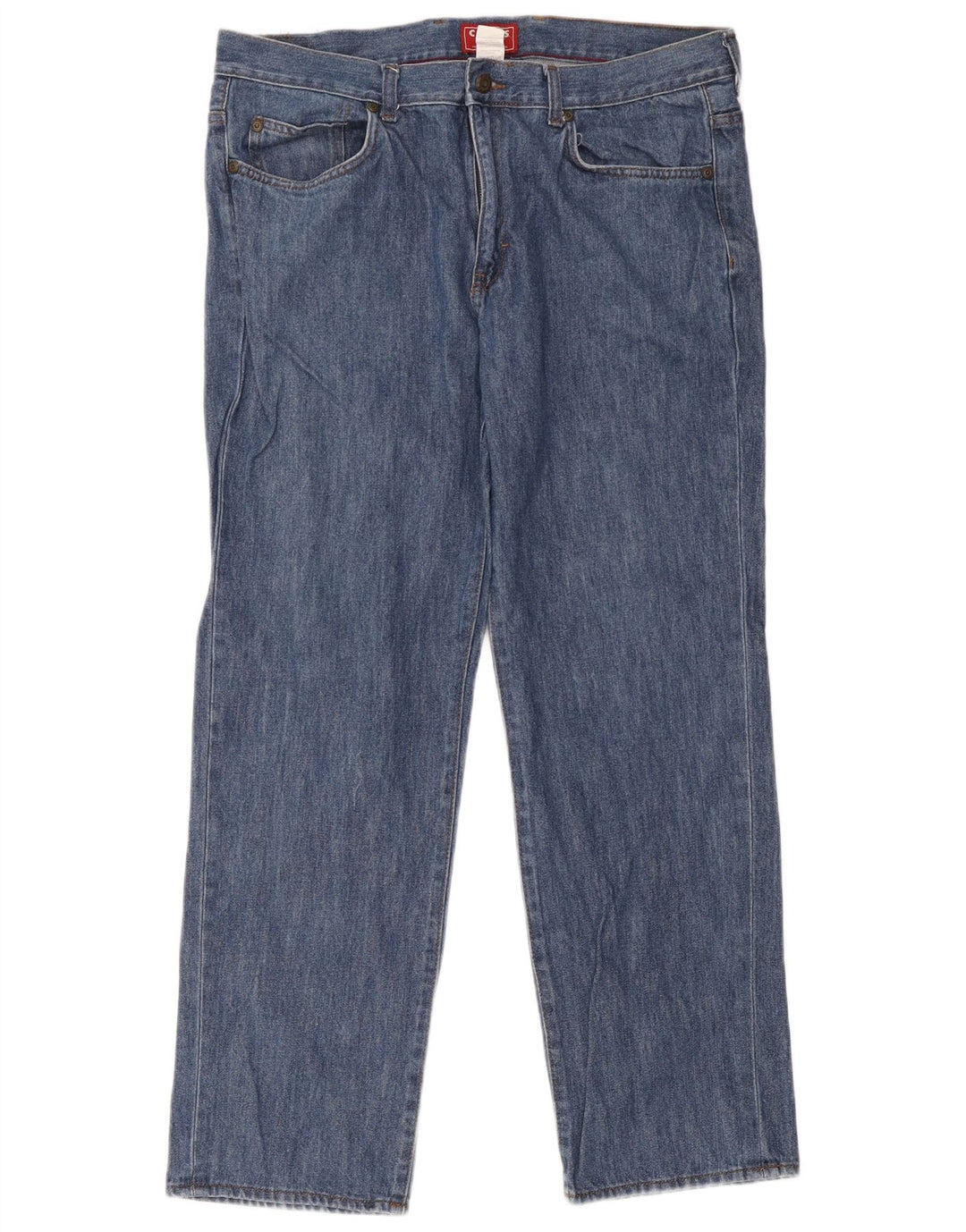 Calça jeans reta masculina Chaps W36 L30 algodão azul
