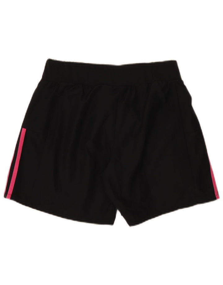 Shorts esportivos femininos Adidas UK 10 pequeno poliéster preto
