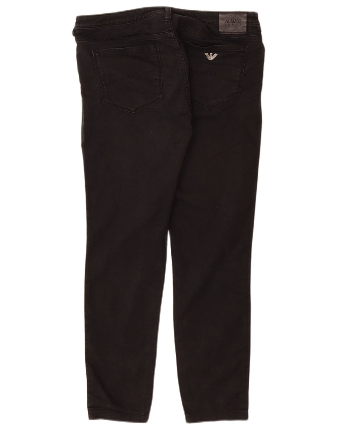ARMANI Jeans Slim Feminino W30 L27 Algodão Preto