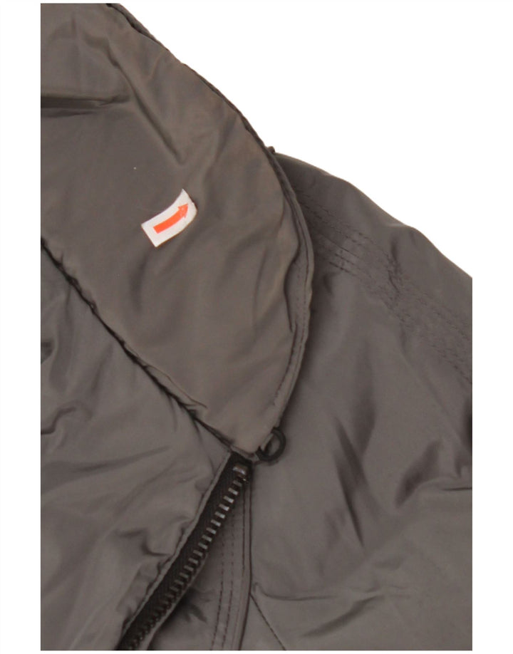 Jaqueta acolchoada feminina ZARA UK 18 XL cinza