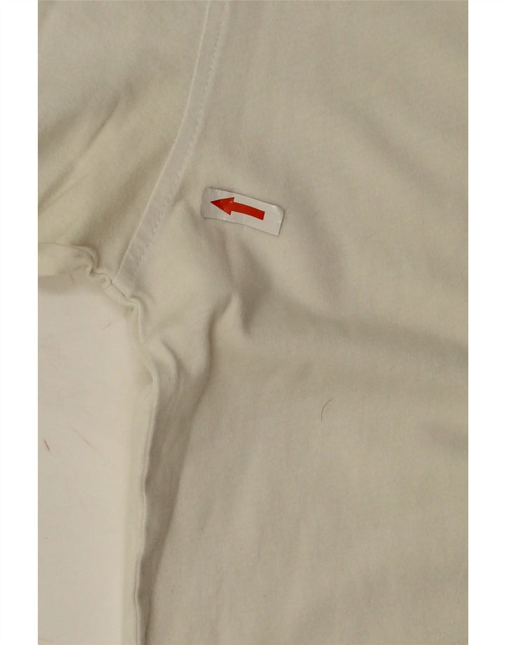 Camiseta masculina Tommy Hilfiger Regular Fit Top Médio Algodão Branco