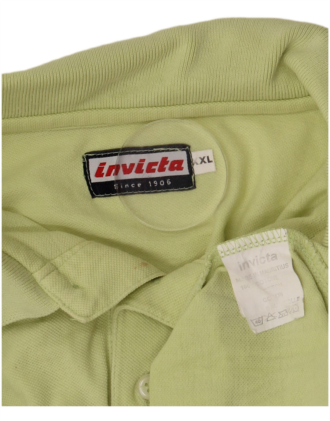 Camisa polo masculina Invicta 2XL algodão verde