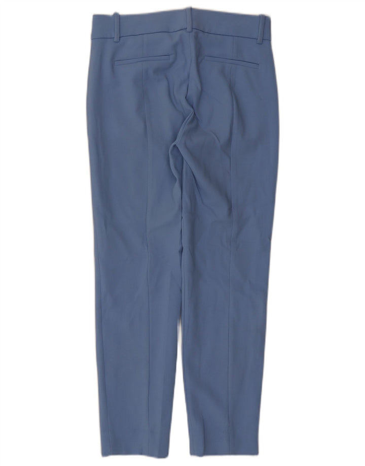 J. CREW Calça feminina Cameron Slim Chino US 2 XS W25 L25 Azul Poliéster
