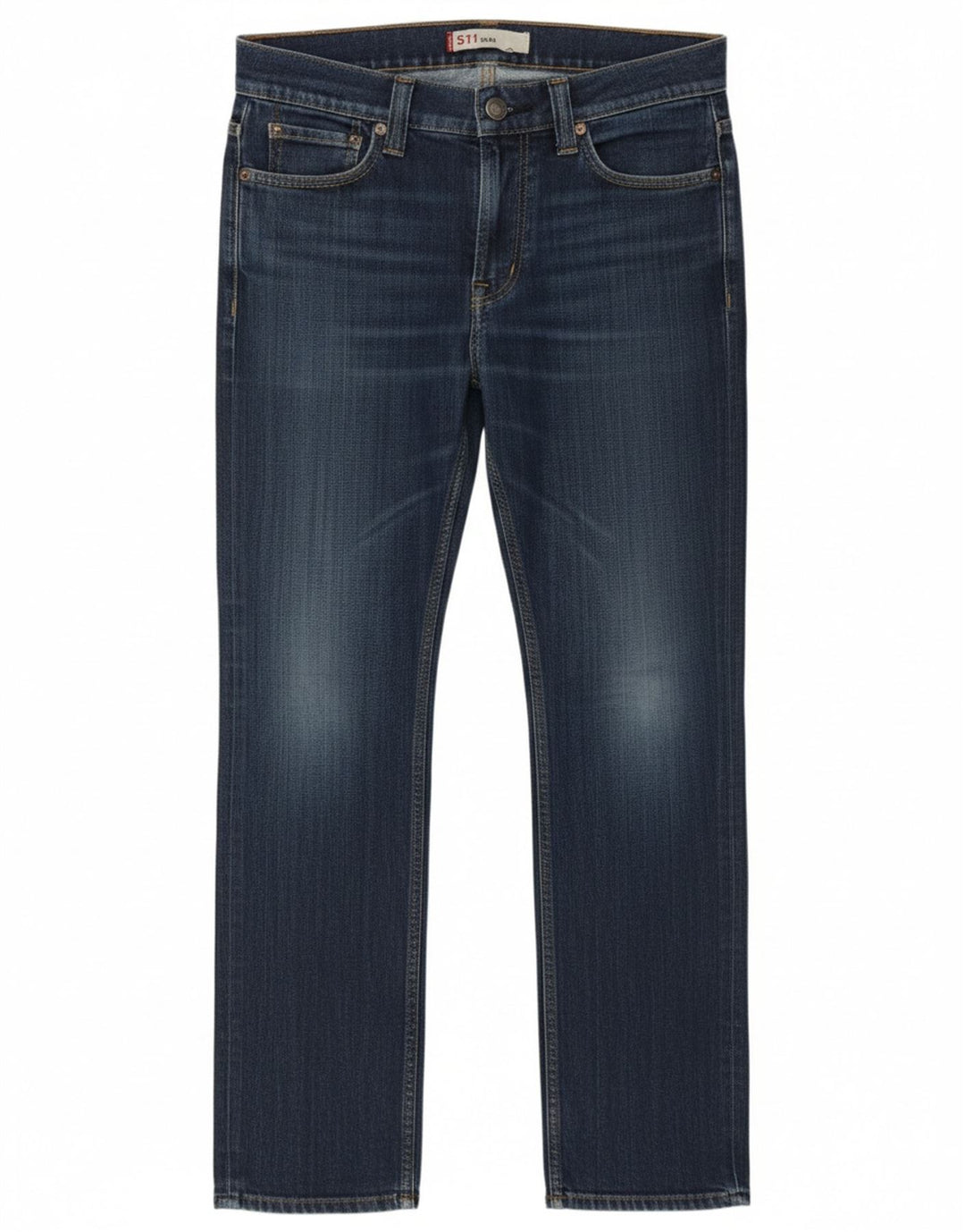 Levi's Masculino 511 Slim Jeans W32 L32 Azul Algodão