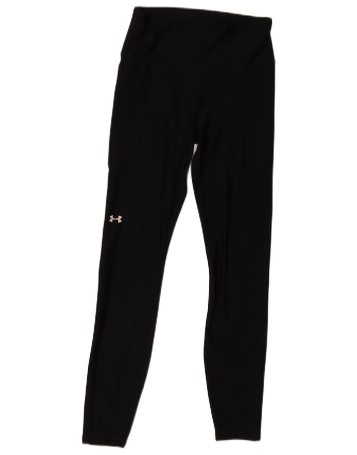 Under Armour Womens Leggings UK 10 Pequeno Poliéster Preto