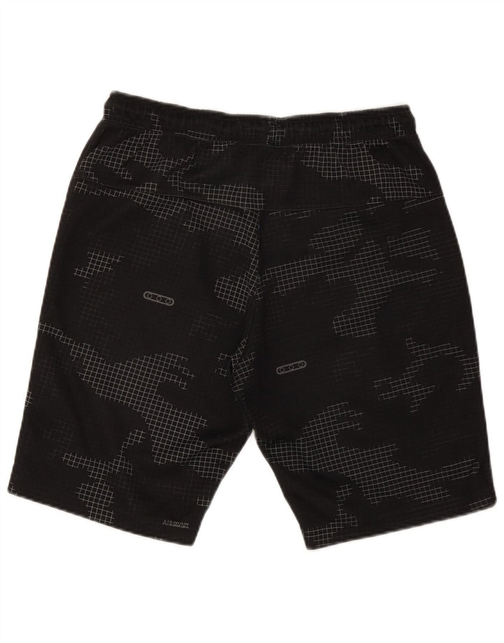 Shorts esportivos masculinos Nike médio preto camuflado poliéster