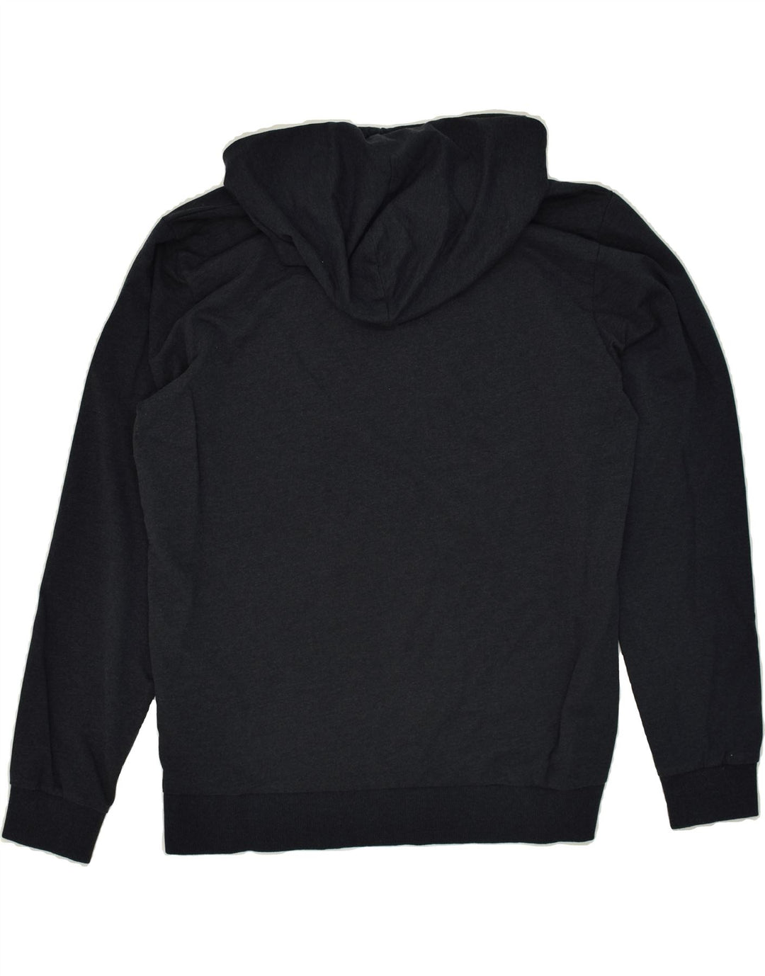 JACK & JONES Mens Graphic Hoodie Jumper Medium Navy Blue Cotton | Vintage Jack & Jones | Thrift | Second-Hand Jack & Jones | Used Clothing | Messina Hembry 