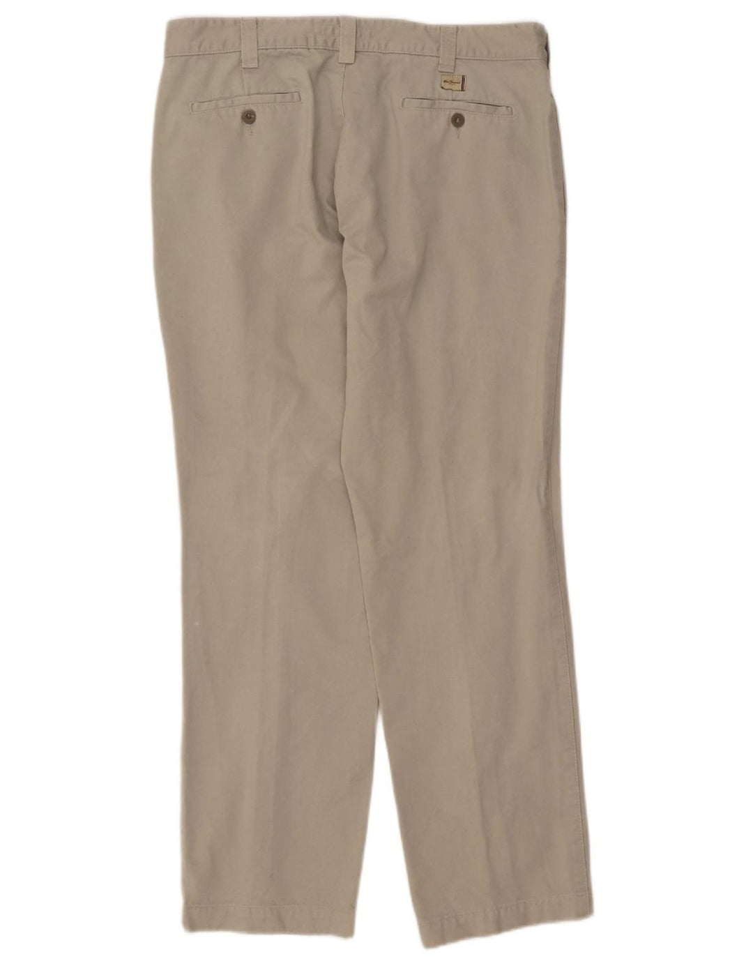 Calça chino reta masculina BEN SHERMAN W36 L32 algodão verde