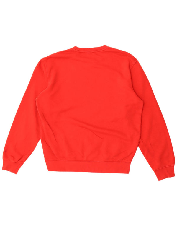 Champion moletom gráfico masculino jumper grande algodão vermelho