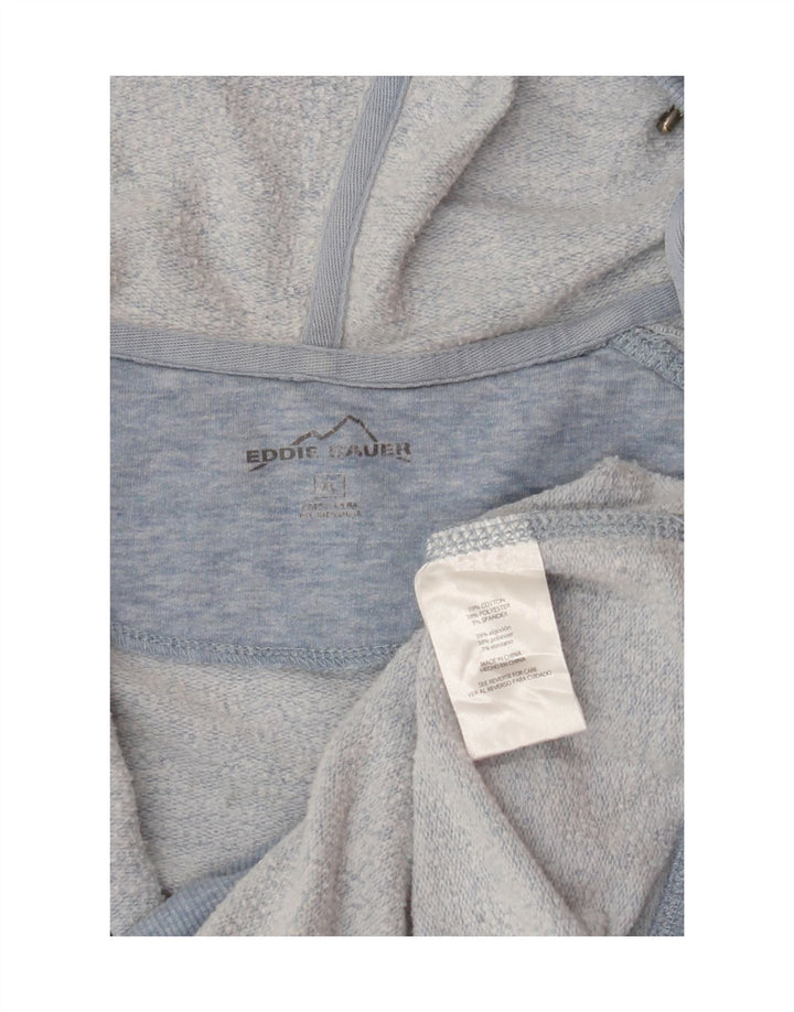 EDDIE BAUER Womens Zip Hoodie Sweater UK 18 XL Blue Cotton Vintage Eddie Bauer and Second-Hand Eddie Bauer from Messina Hembry 