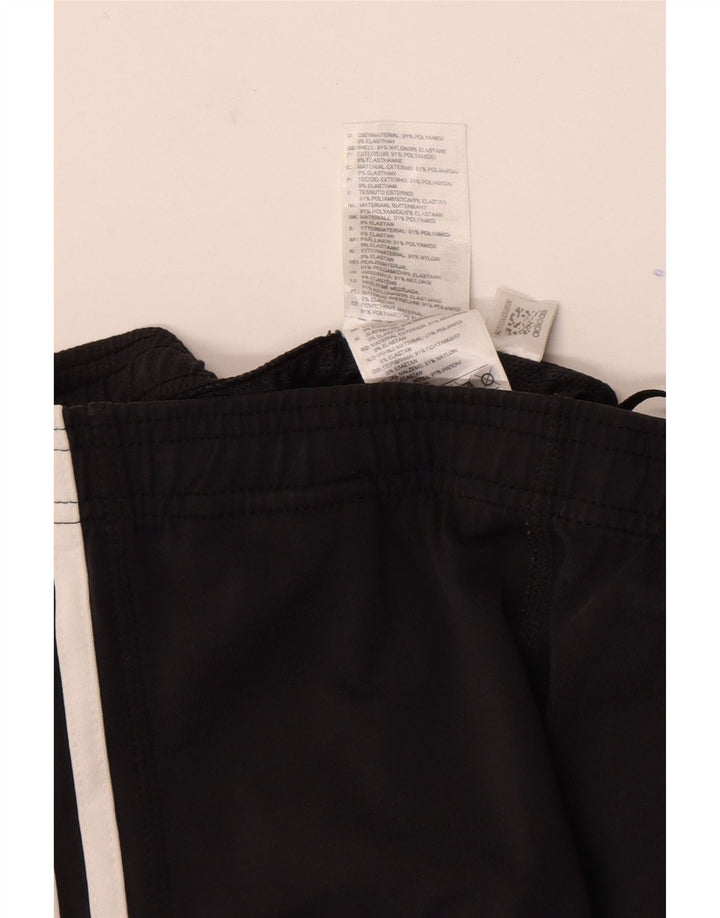 Shorts esportivos femininos Adidas UK 12 médio preto nylon