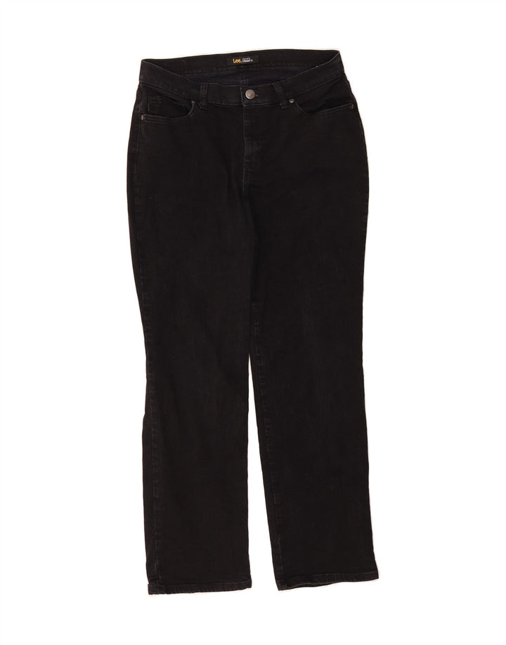 LEE Womens Relaxed Fit Straight Jeans US 10 Large W32 L29 Black Cotton Vintage Lee and Second-Hand Lee from Messina Hembry 