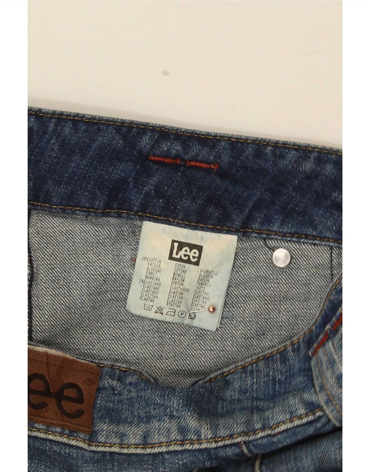 Lee Womens Leola Bootcut Jeans W27 L35 Azul Algodão