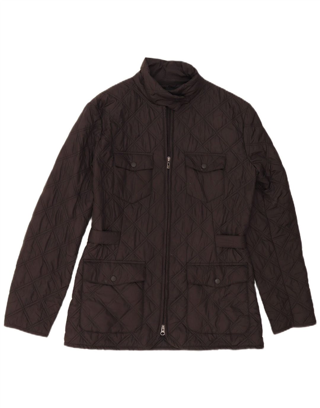 Jaqueta acolchoada feminina Sergio Tacchini IT 46 grande poliéster preto