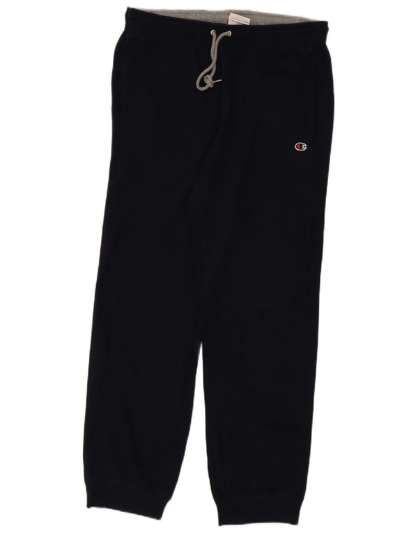 Calça de treino feminina Champion Joggers UK 18 XL azul marinho algodão