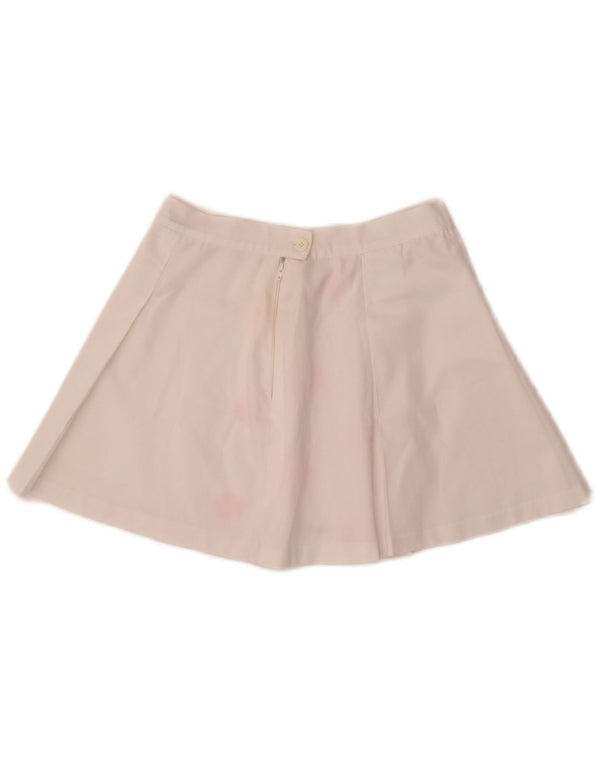 Mini saia feminina Diadora UK 12 médio W26 poliéster de bolinhas brancas