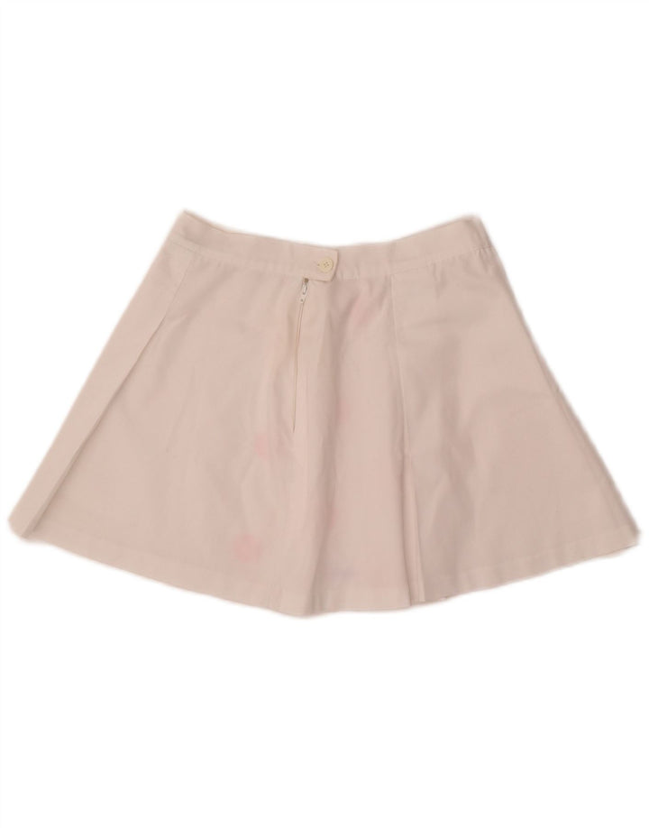 Mini saia feminina Diadora UK 12 médio W26 poliéster de bolinhas brancas
