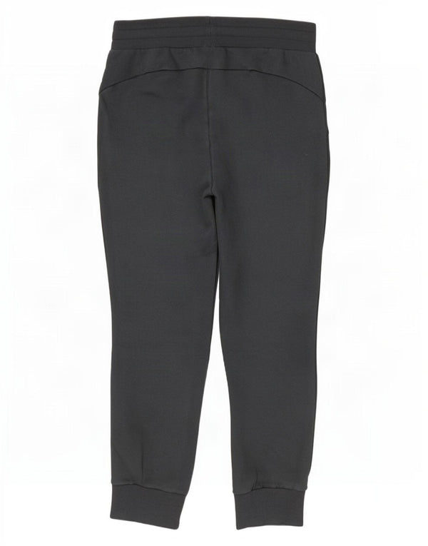 Calça de treino feminina Puma Joggers UK 10 pequeno algodão preto