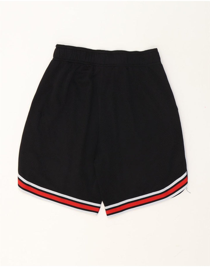Champion Mens USA Graphic Sport Shorts Pequeno Poliéster Preto