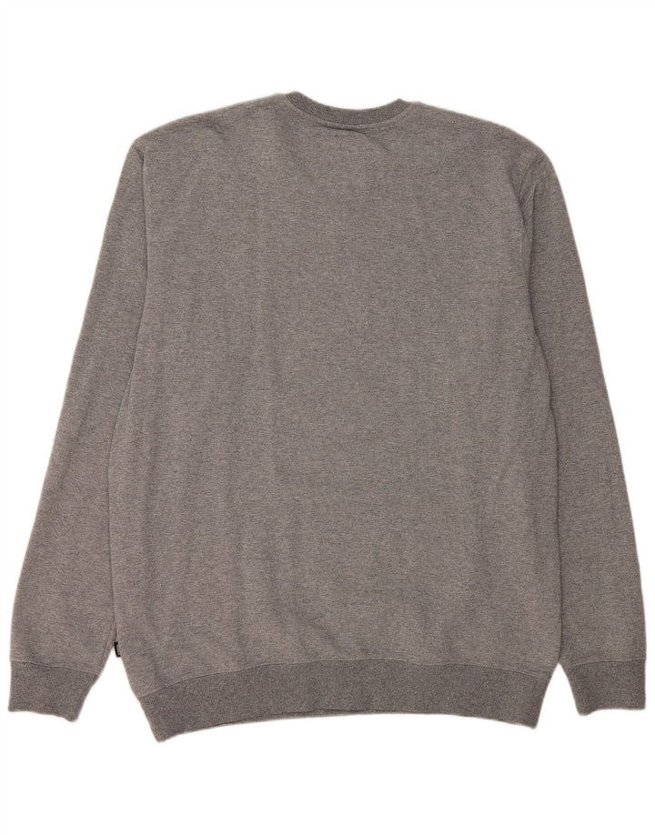 Vans Mens Graphic Moletom Jumper XL Cinza Algodão