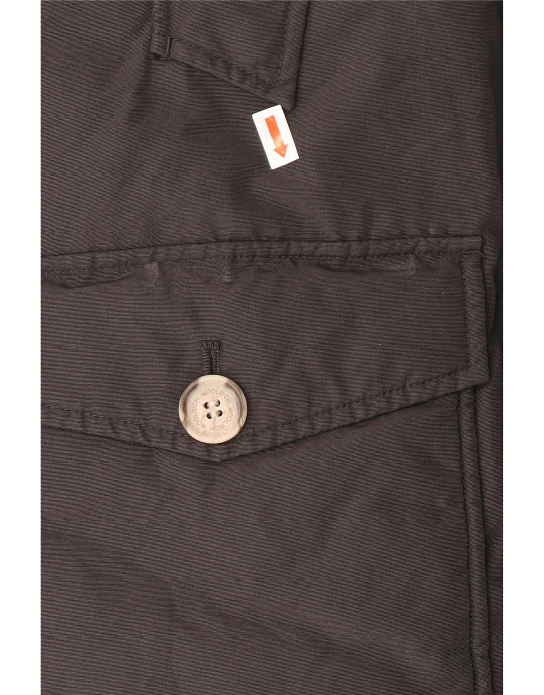 Casaco acolchoado com capuz para meninos WOOLRICH 9-10 anos algodão preto