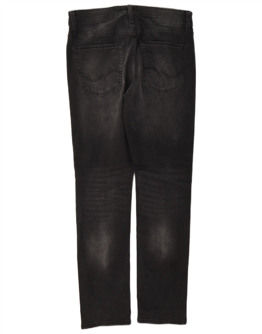 Jack & Jones Masculino GLENN Slim Jeans W30 L32 Algodão Preto