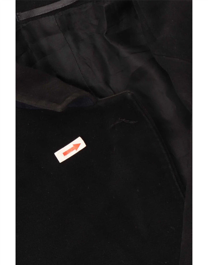 Sobretudo masculino Massimo Dutti EU 48 médio algodão preto