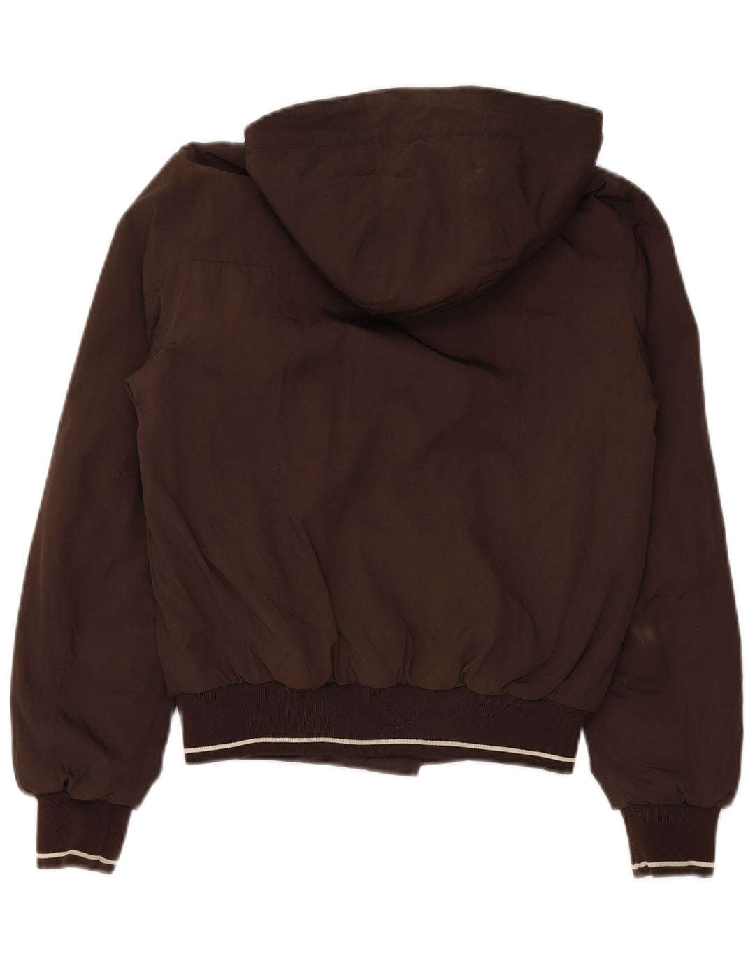 TUCANO URBANO Womens Hooded Padded Bomber Jacket IT 40 Small Brown