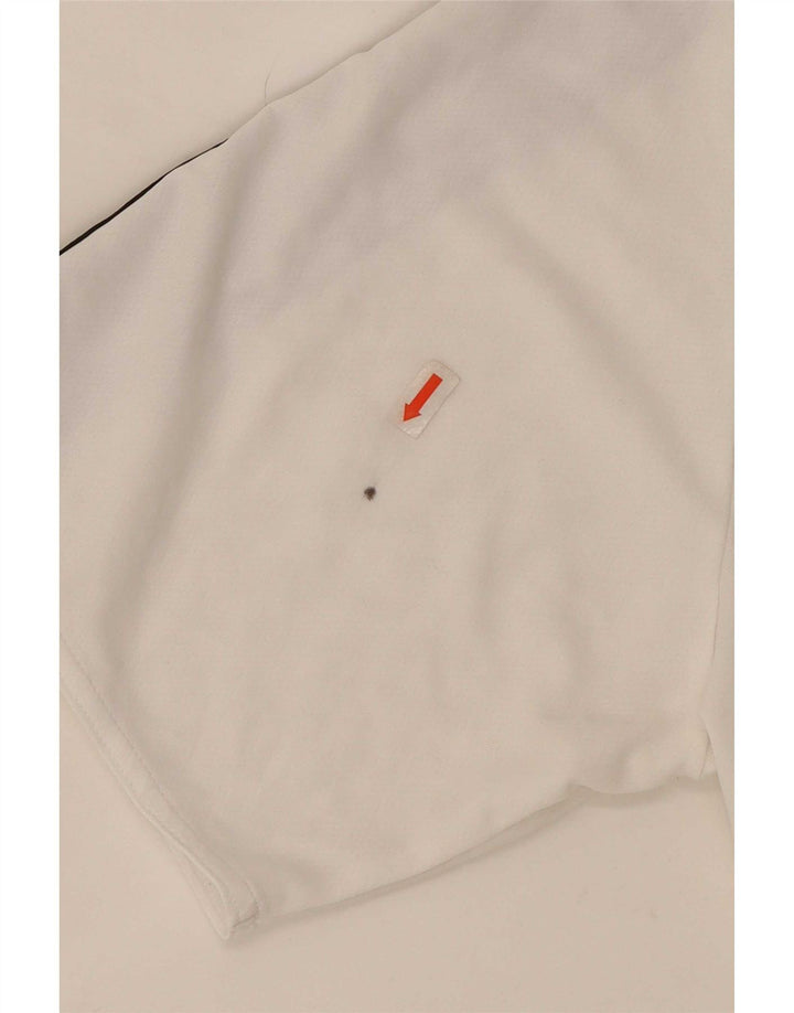 Adidas Masculino Climalite Camiseta Top XL Branco Colourblock Poliéster