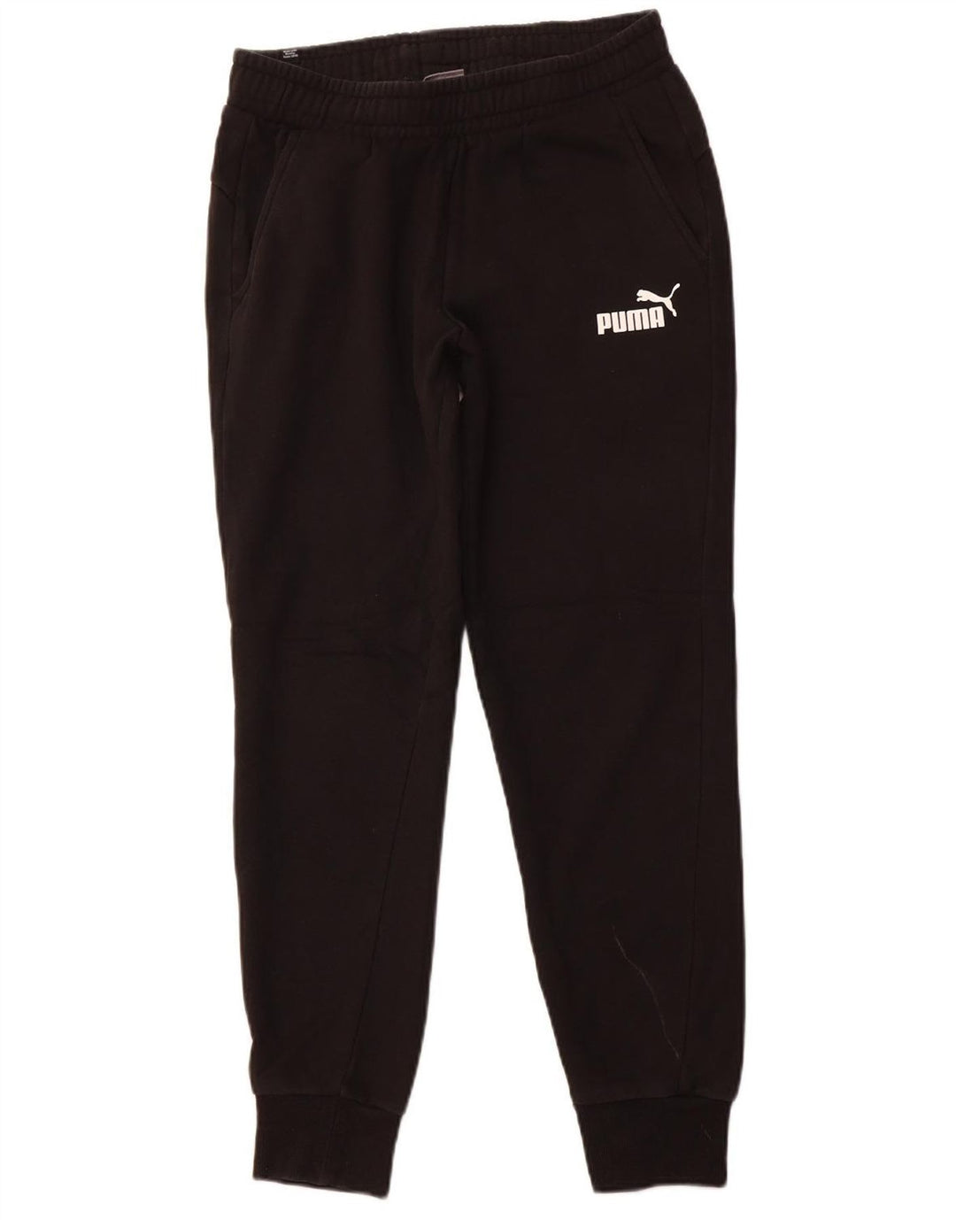 PUMA Mens Calças de treino Joggers Médio Algodão Preto