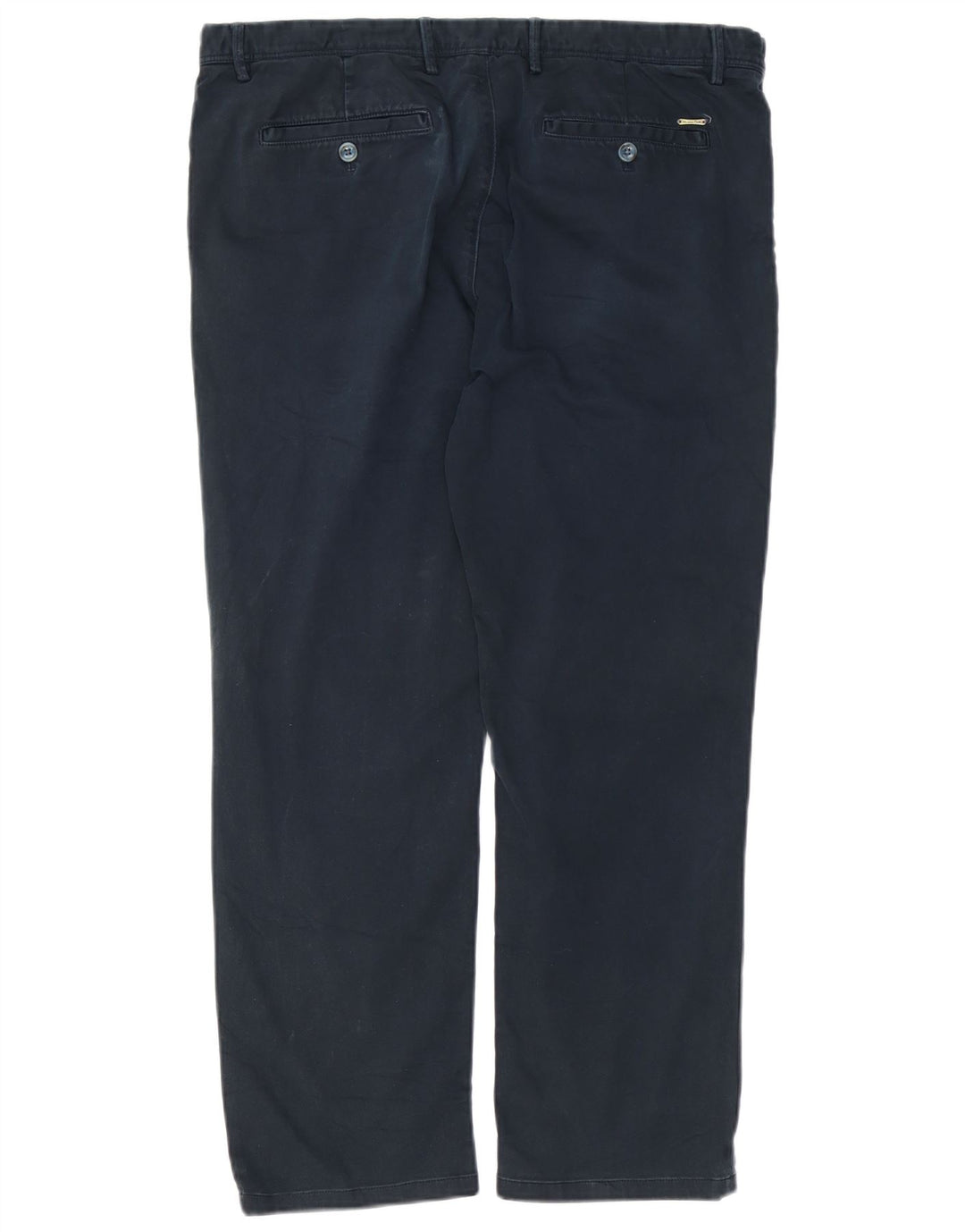 Calça chino reta masculina MASSIMO DUTTI EU 46 XL W36 L27 azul marinho