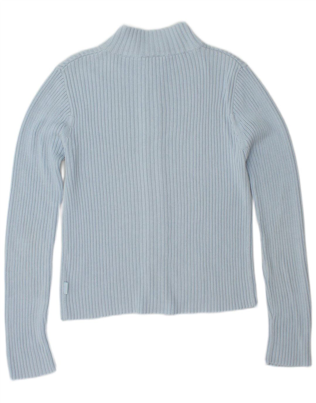 Suéter cardigã feminino TOM TAILOR Reino Unido 12 azul médio