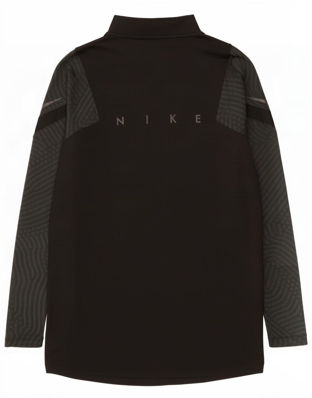 Nike Mens Dri Fit Gráfico Pulôver Treino Top Pequeno Risca Preta