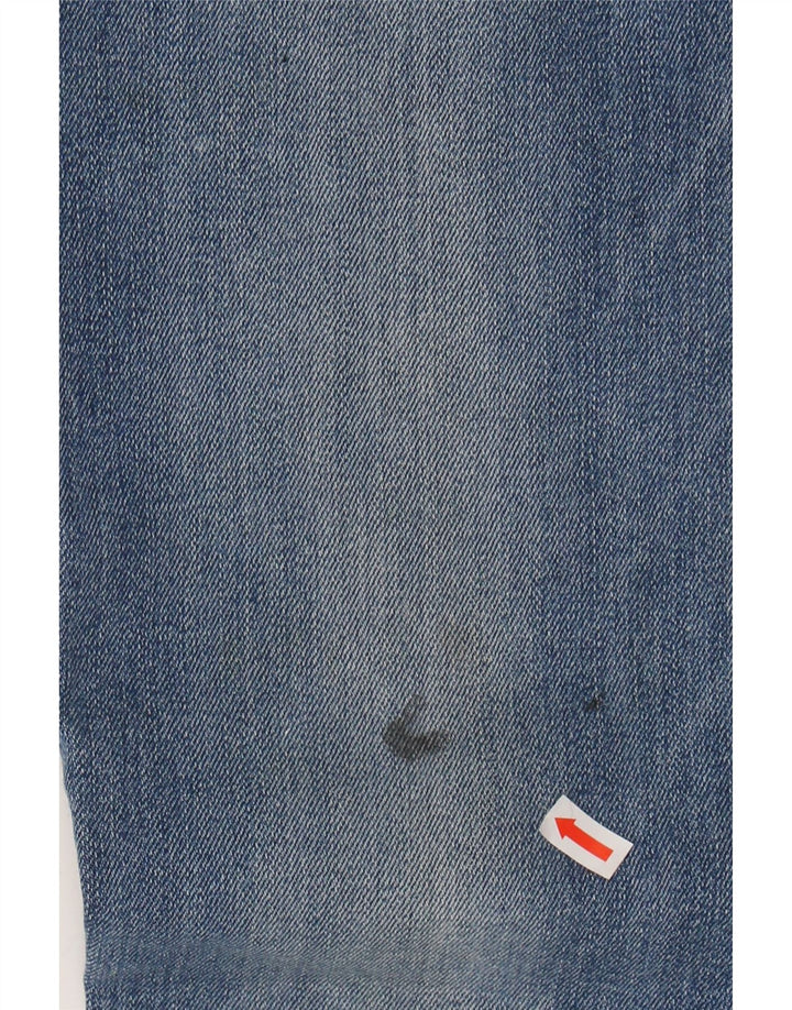 LEVI'S Feminino 712 Slim Jeans W29 L30 Azul Algodão