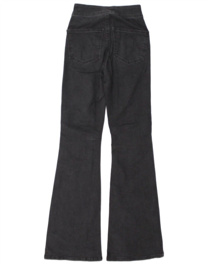 Jeans feminino Topshop largo W28 L32 algodão cinza