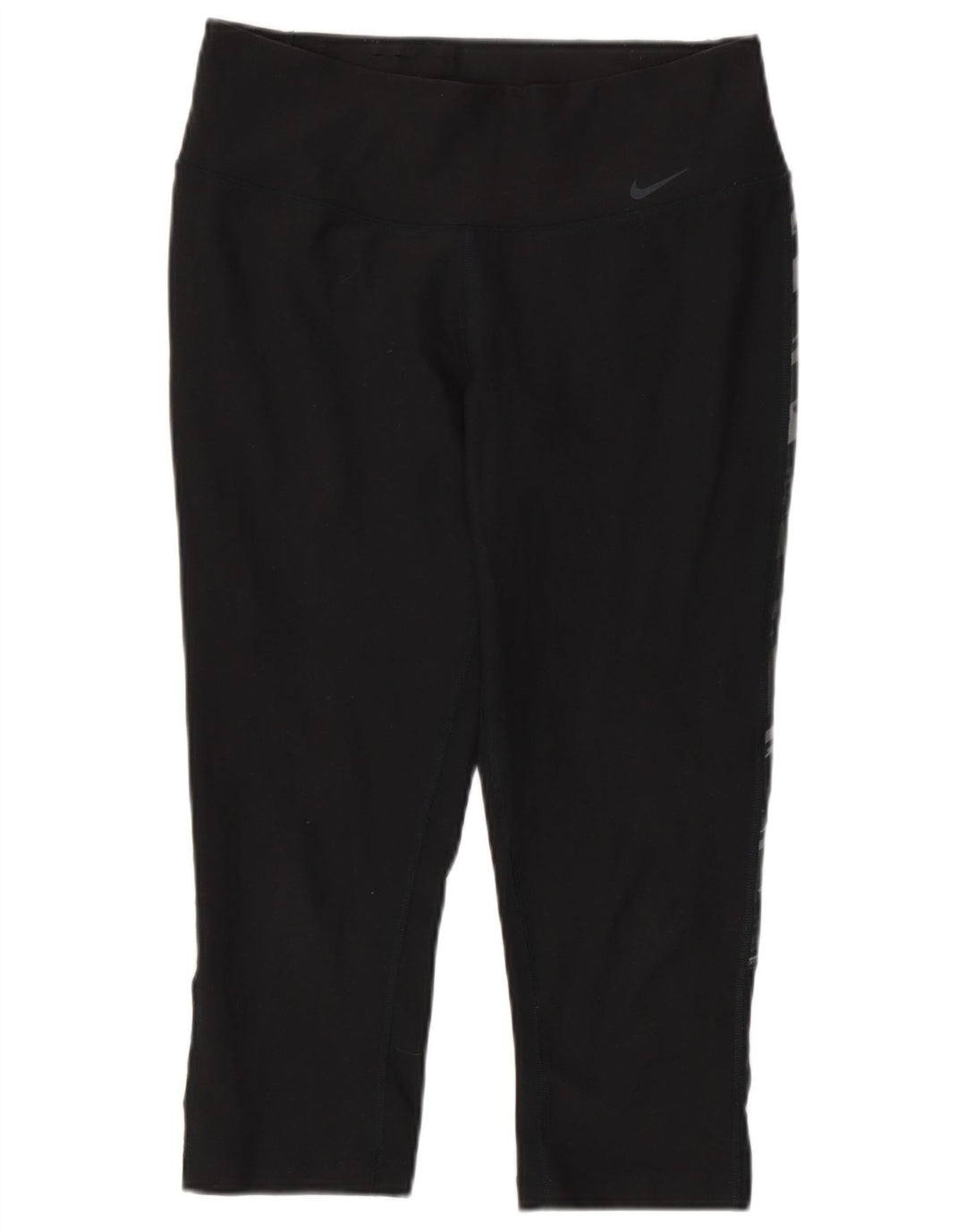 Leggings Nike Dri Fit Capri UK 10 Pequenas Camuflagem Preta Poliéster