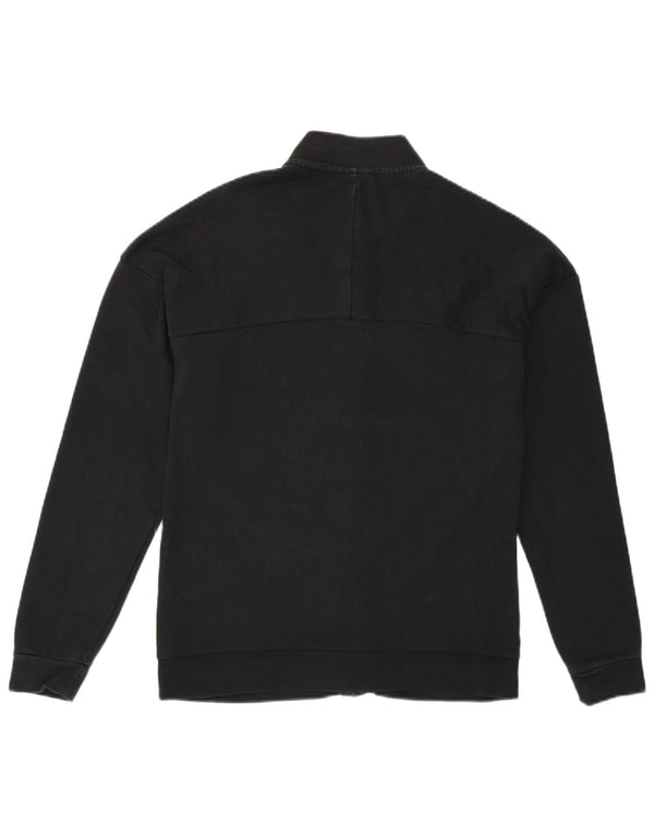 Diadora Womens Loose Fit Tracksuit Top Jacket UK 6 XS Preto