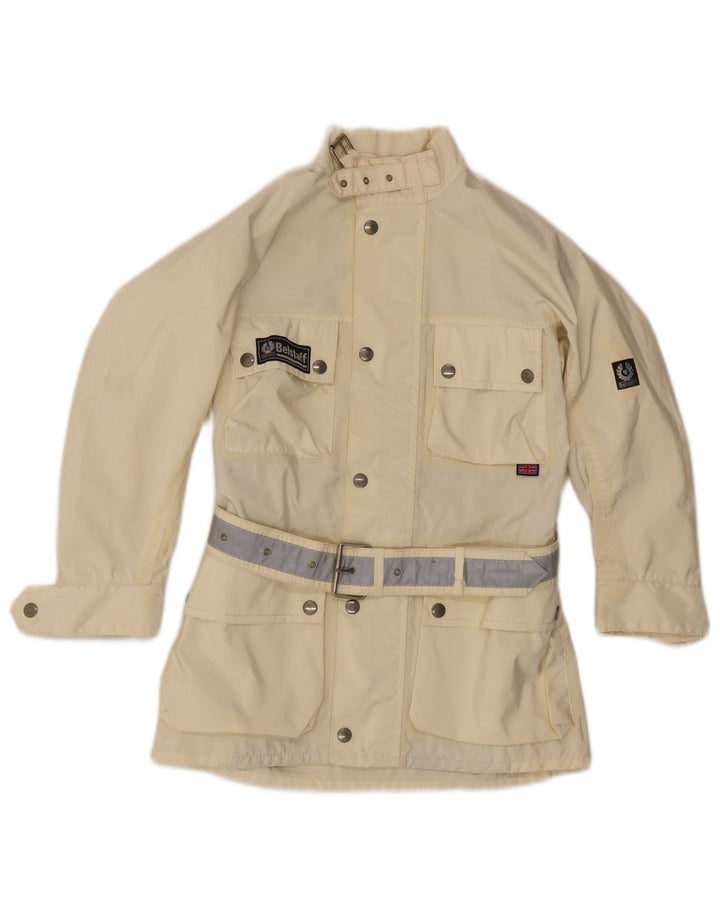 Jaqueta utilitária Belstaff Boys 7-8 anos em nylon branco
