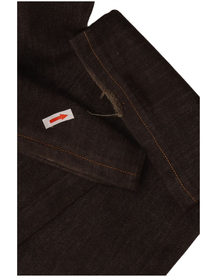 Jeans retos femininos Iceberg IT 42 médio W28 L34 algodão marrom