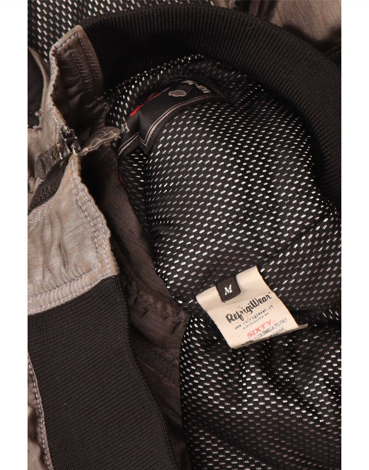 Jaqueta bomber masculina Refrigiwear UK 38 poliamida cinza médio