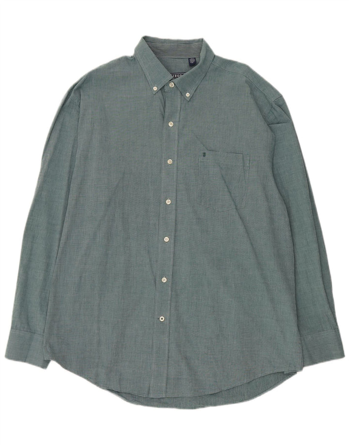 Camisa masculina IZOD XL algodão verde