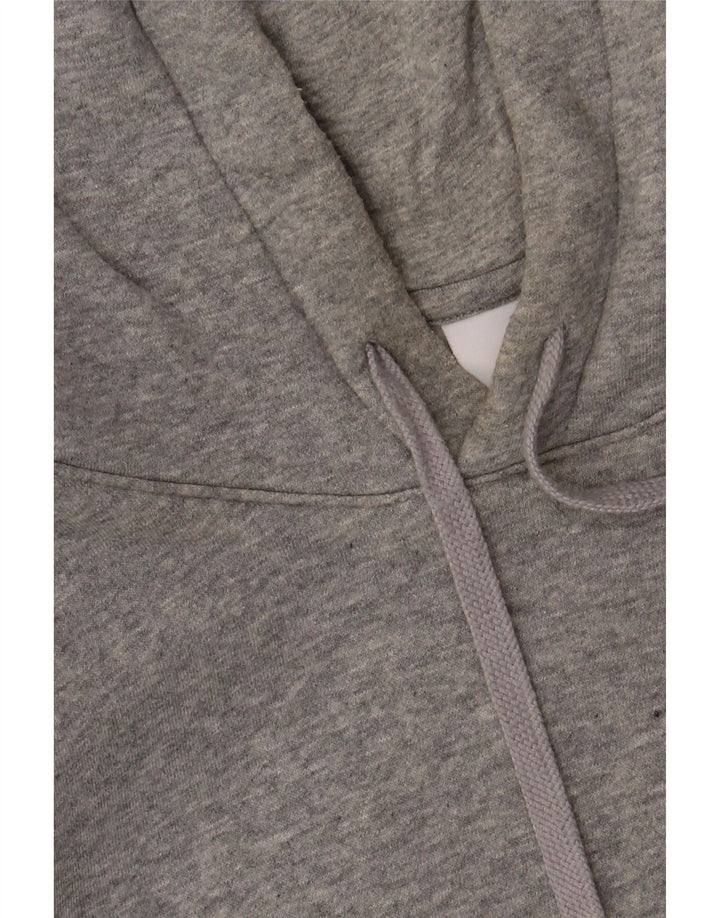 NIKE Mens Hoodie Jumper Grande Algodão Cinza
