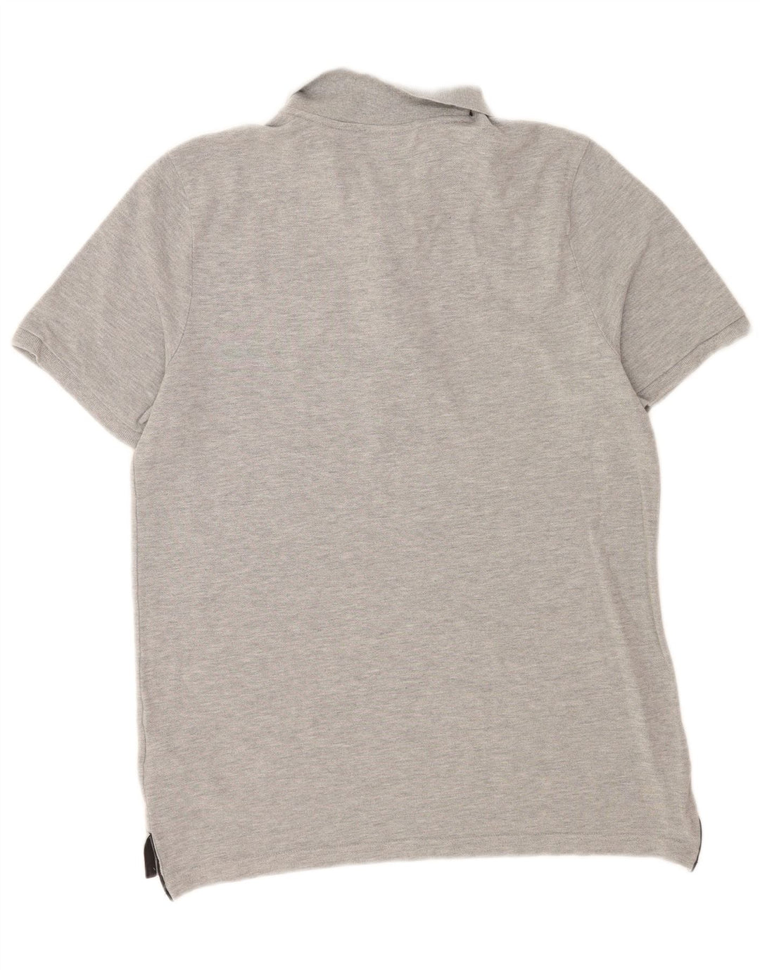 Camisa polo masculina Nike pequena cinza algodão