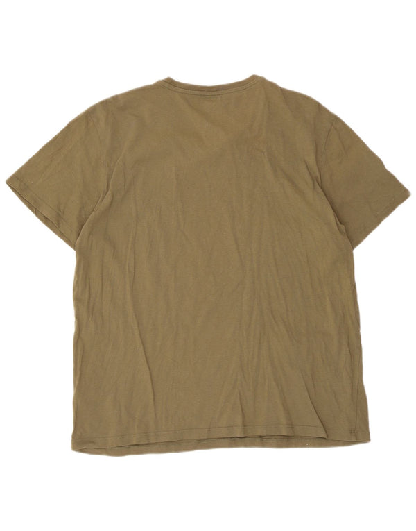 Camiseta masculina Jack & Jones Top XL algodão cáqui