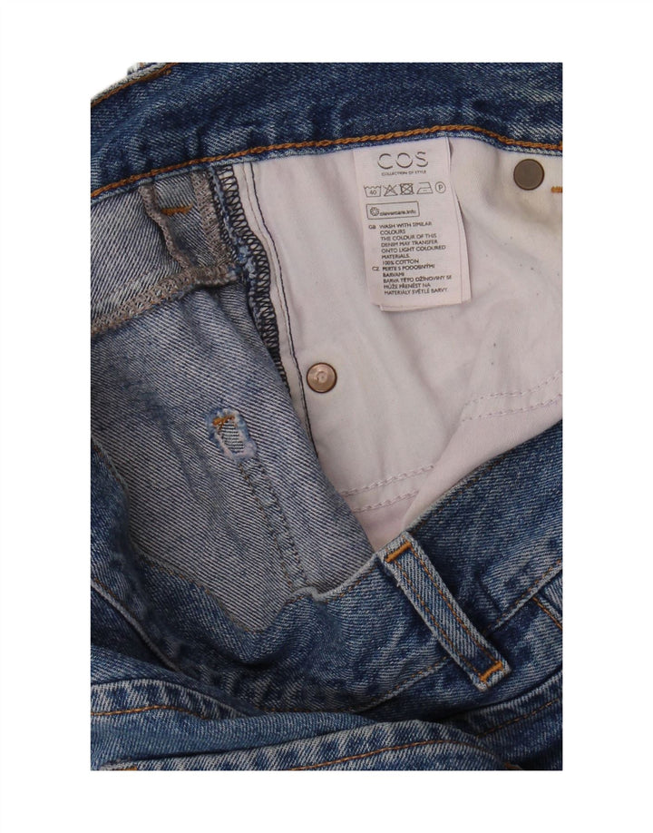 Calça jeans reta masculina COS W30 L27 algodão azul