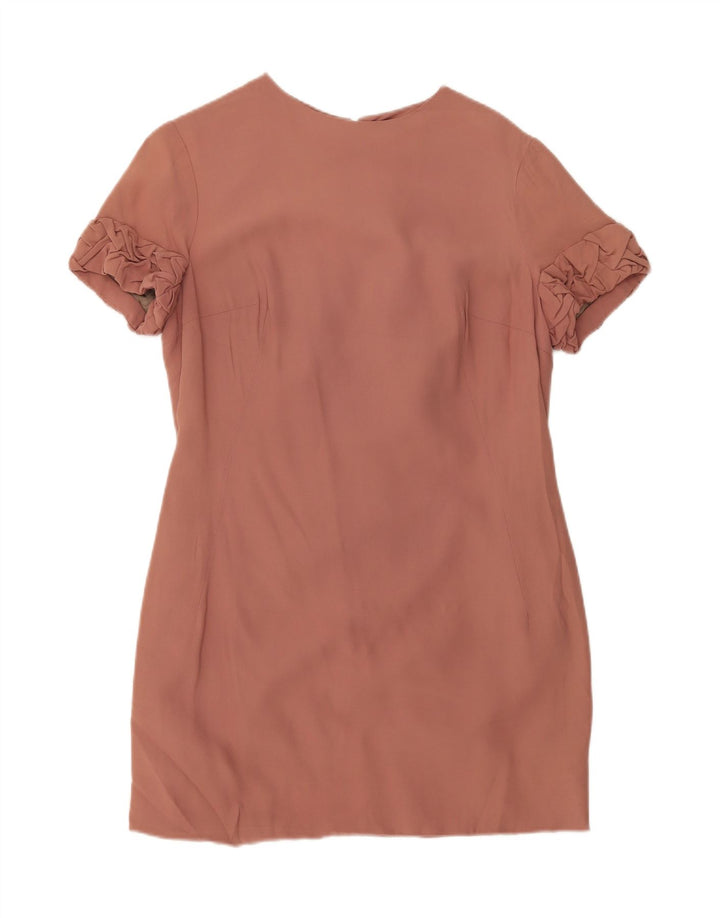 Vestido feminino VINTAGE UK 14 rosa médio